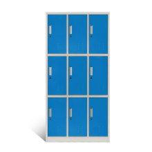 3 Tier Standard Metal Lockers 12" Wide