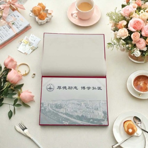 پوشه چرمی پریمیوم A4 با منبت سفارشی