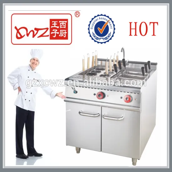 Luxury Westerm Kitchen Equipment Electric Pasta Cooker with Cabinet