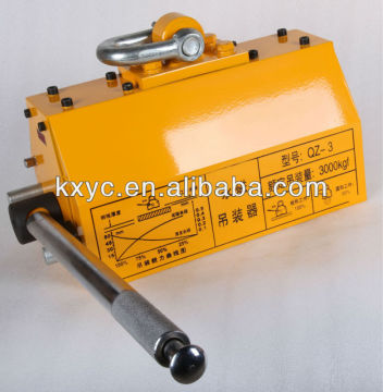permanent magnetic lifter qz1-3ton/3000kg--permanent magnetic lifter for lifting steel plate, steel pipe