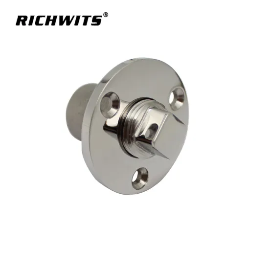 Marine Stainless Steel Round Stern Wire Block Cabin Embolization Plug Drain Valve