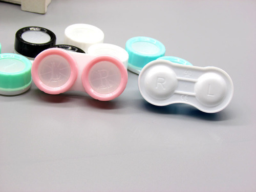 Women Contact Lens Case Container New Contact Lens Box Accessories Contact Lenses Tweezers Suction Stick Eyes Care Tool Kit