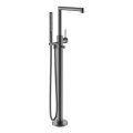 JASUPI bathroom faucet brass shower floor standing bath mixer hot and cold bathtub shower faucet and bathroom shower head