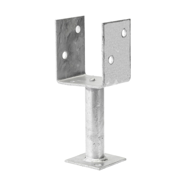 Galvanized Steel Post Anchor for Wooden Support in Factory Production