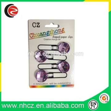 Purple Acrylic Fancy Bookmark in Paper Card