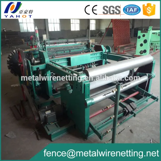 Stainless Steel or Galvanized Woven Wire Mesh Machine