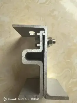 Aluminum alloy anodized extrusion roofrtop clamps