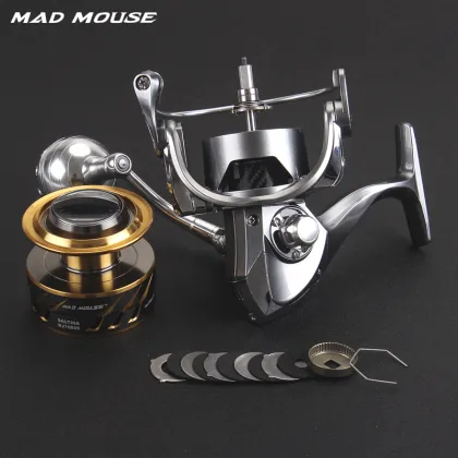 MADMOUSE SALTIGA BJ 4000/6000/10000 Spinning Jigging Reel with 35kg Drag Power