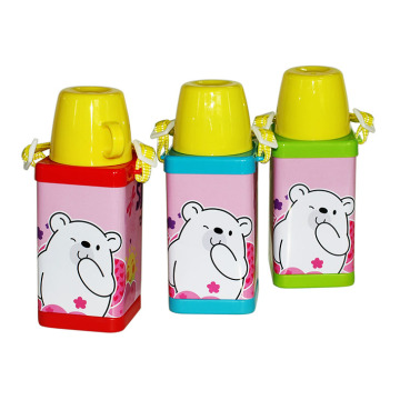 Printed tinplate water bottle with 350ml