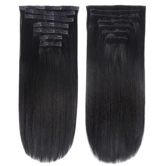 3/5/6/7/8/10 piece clip in hair extension for white women human hair clip in extensions
