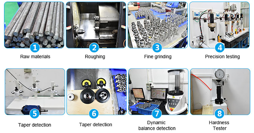 tool holder materials and process