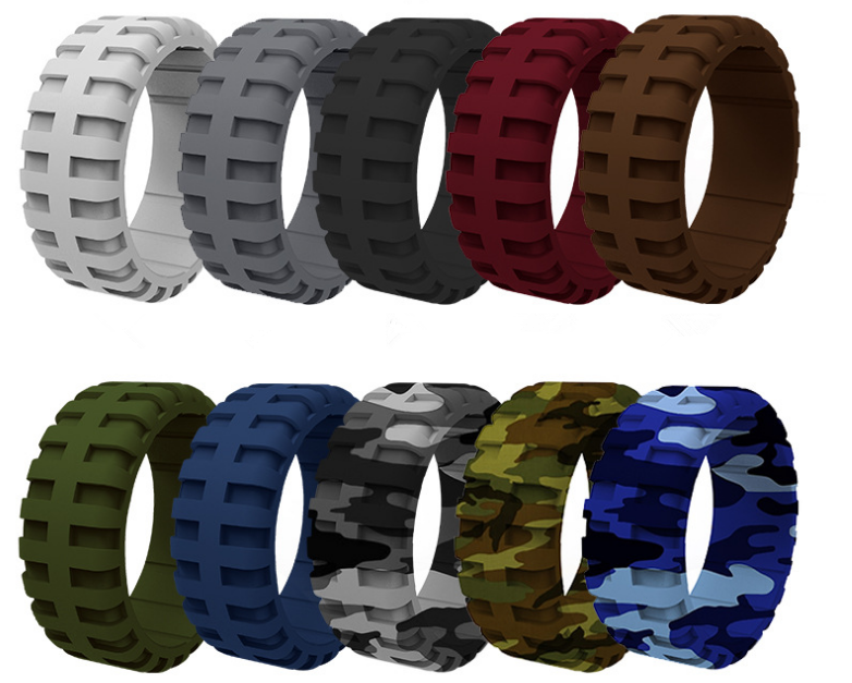 Silicone Men Ring Band