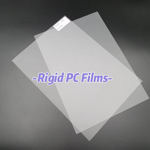 White transparent hard PC film