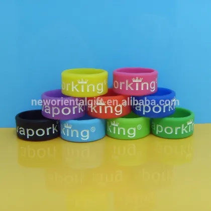 colorfull silicone wedding rings