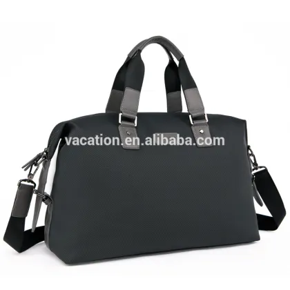 genuine leather men travel bag