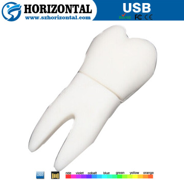 Promotion gift tooth implant usb flash drive,free samples usb 2.0 tooth implant usb flash drive with low price