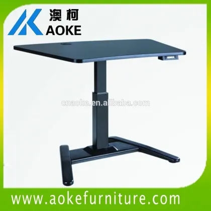 one leg adjustable height dining table