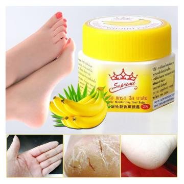 20g Soften Heel Cracked Repair Cream Dead Skin Crack Treatment Anti-Drying Hand Feet Care Moisturizing Removal Banana Oil TSLM2