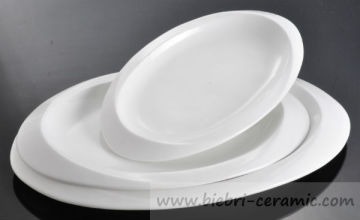 Logo Decal Artwork Custom Cheap Ceramic Plates For Restaurant Hotel Party Catering