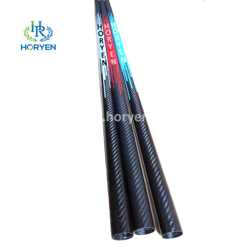 New design colored tapered carbon fiber cue shaft