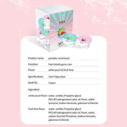 Alcohol Free Hotel Use Jelly Cup Mouthwash