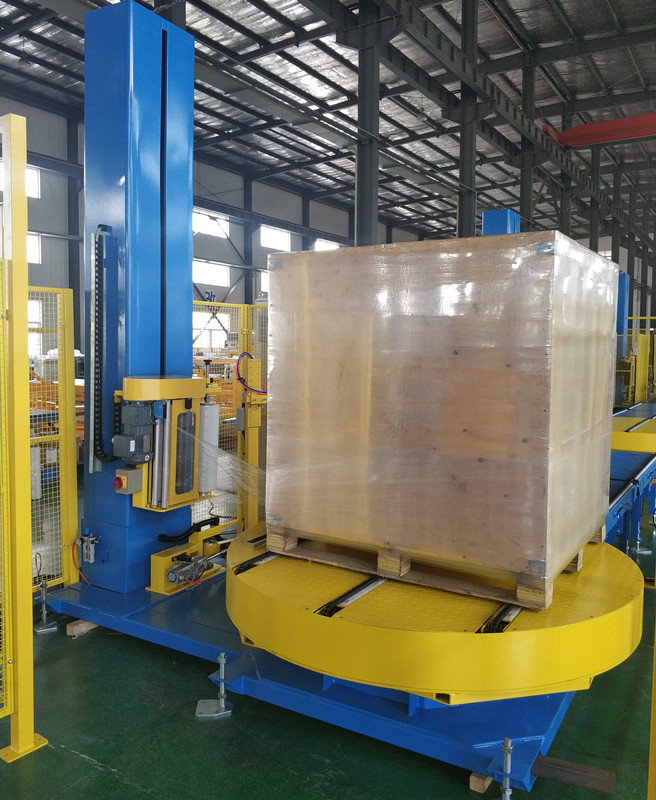 Automatic pallet wrapper