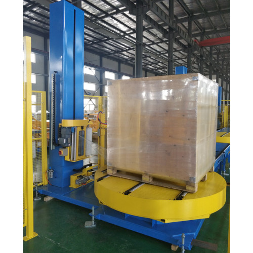 Automatic Online pallet wrapping machine