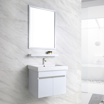 Modern Wall Hung Stainless Steel Bathroom Vanity Cabinets with Mirror from China Manufacturers