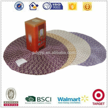 2016 New design handmade High quality and colorful PP Placemat table mat
