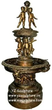 Large Bronze and Brass Fountain (GBF-E122)
