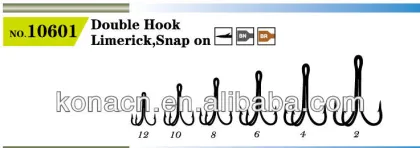 Treble fishing hooks wholesale limerick,snap on, treble hooks