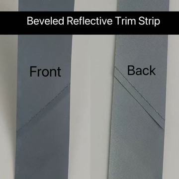 בד רפלקטיבי בגזרה מוטה כריכת בד רעיוני