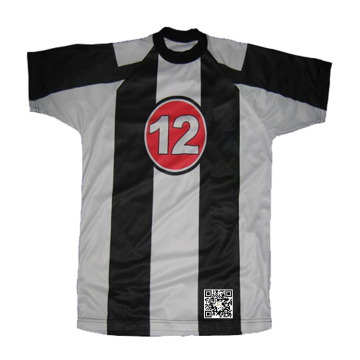 Black and White Soccer Jersey Plain Soccer Jersey Promotion