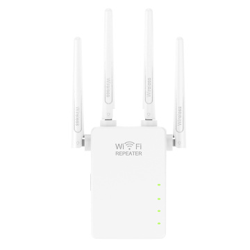 Repetidor WiFi inalámbrico 300mbps con 4 antenas externas