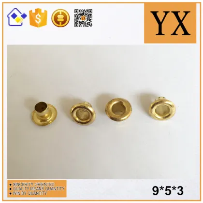 Brass grommets eyelets for clothing in Canada market