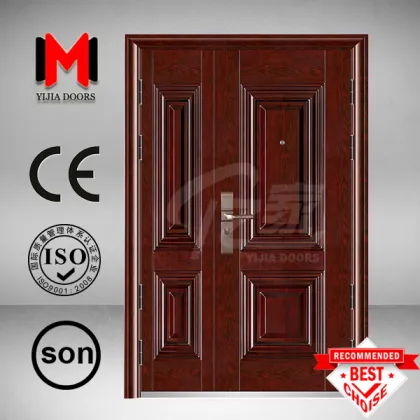 YIJIA fireproof double door for house , BS standard YJRH1510