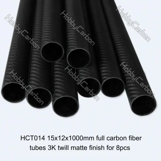 OEM Carbon Fiber Tube Customize Roll Wrapped Tube