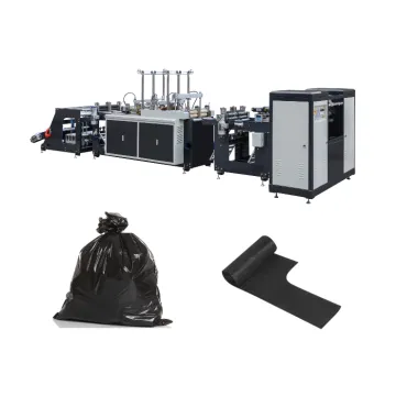 Automatic Plastic Bag Making Machine: Producing T-Shirt Bag on Roll for Waste Management