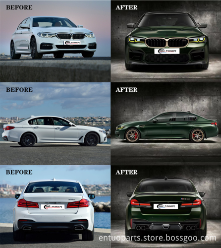 High Quality Full Body Kits for BMW 5 Series F10 & G30 M5 - Front, Rear Bumpers, Side Skirts