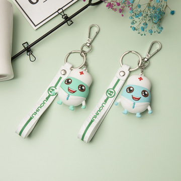 Porte-clés de la bande dessinée Type de médecin Small Cadeau Keychain