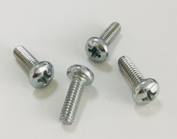 Stainless steel cross recessed pan head machine screw