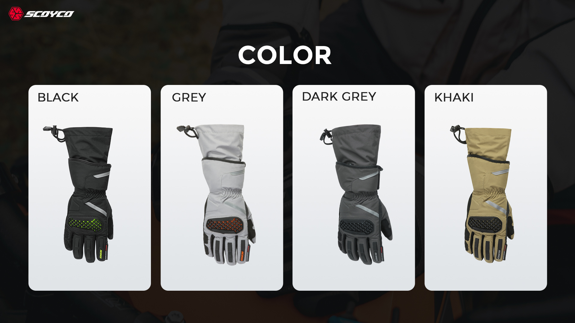 Durable bike gloves