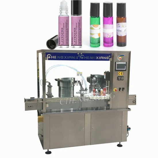 Siemens PLC Touch Screen Controlled Perfume Filling Machine (5ml-15ml)