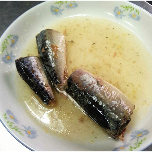 Canned Mackerel Fish In Brine Flavor