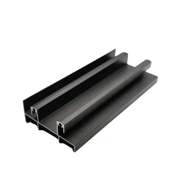 Champagne Color Anodized Aluminum Profiles for Windows and Doors in Bolivia from One Alu Foshan Manufacturer