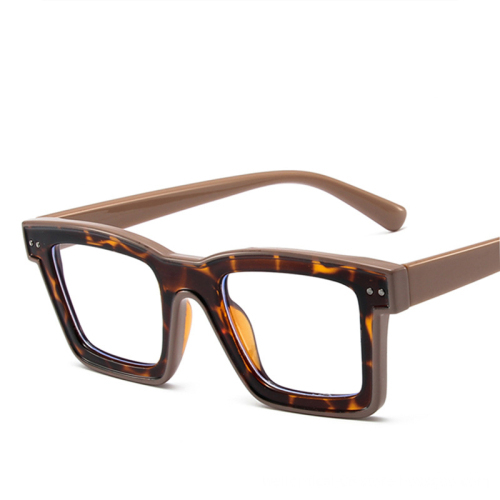 Simple Square Blue Light Blocking Fashion Eyeglasses
