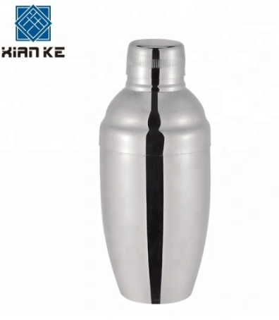 "Classic stainless steel wine shaker with style"