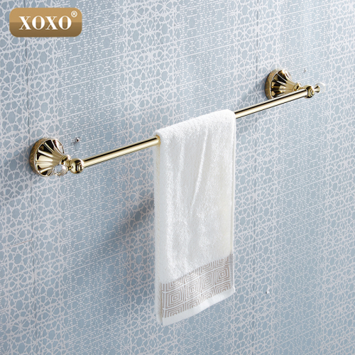 XOXO NEW Brass & Crystal Golden Single Towel Bar,Towel Holder, Towel Rack, Bars Products,Bathroom Accessories 16024G