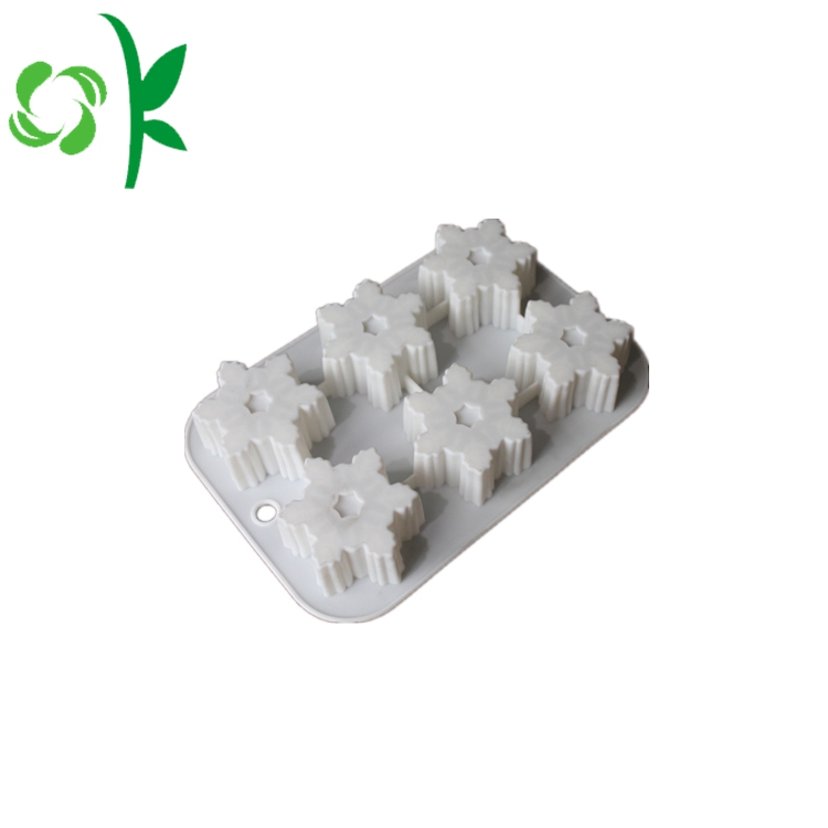 Square Silicone Snowflack Molds for Cake Decorating