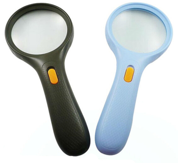 3X Handheld Low Vision Magnifier with 3 PCS LED Light